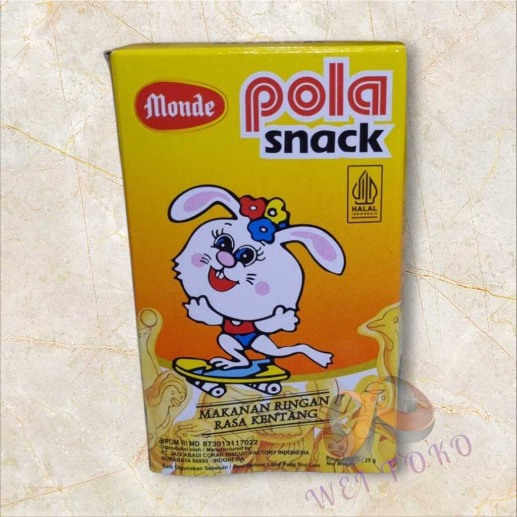 

BUNDLE ISI 10 BH MONDE POLA SNACK 25 GRAM / MONDE POLA MINI