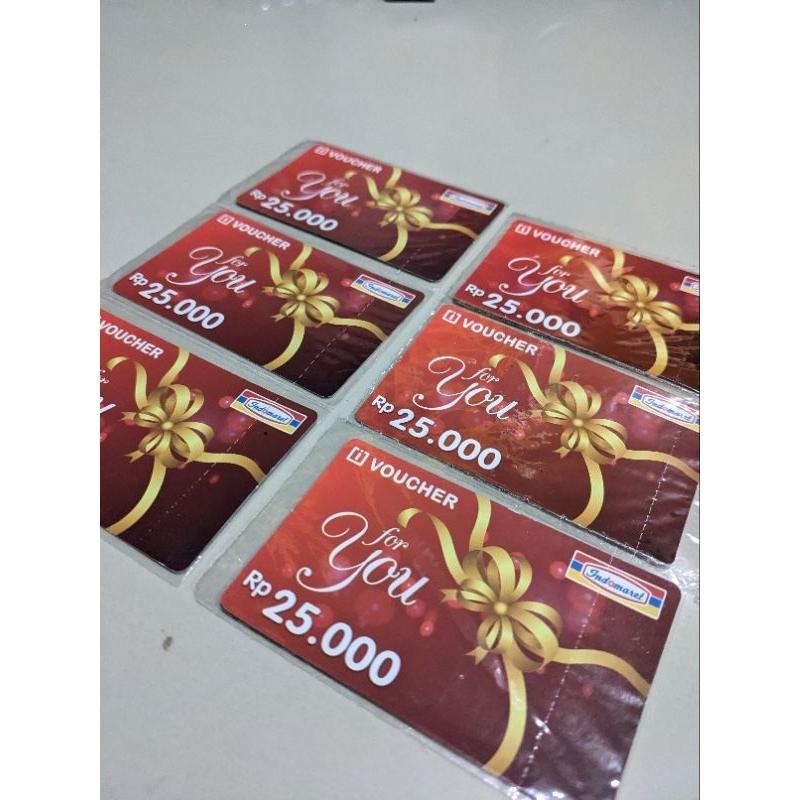 Voucher Fisik Indomaret 25.000