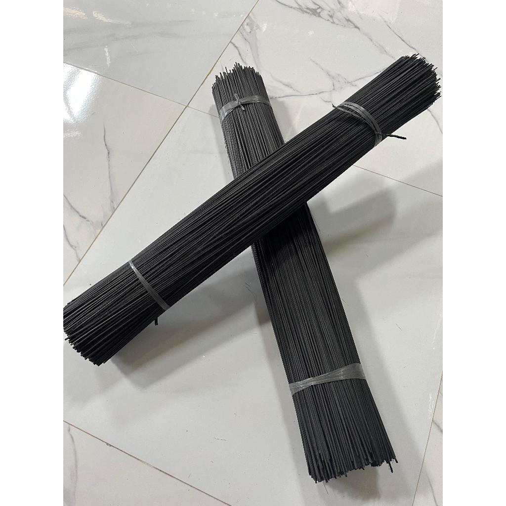 Ruji hitam 2,3mm panjang 60cm isi 150 batang lidi jeruji sangkar burung NON FIBER