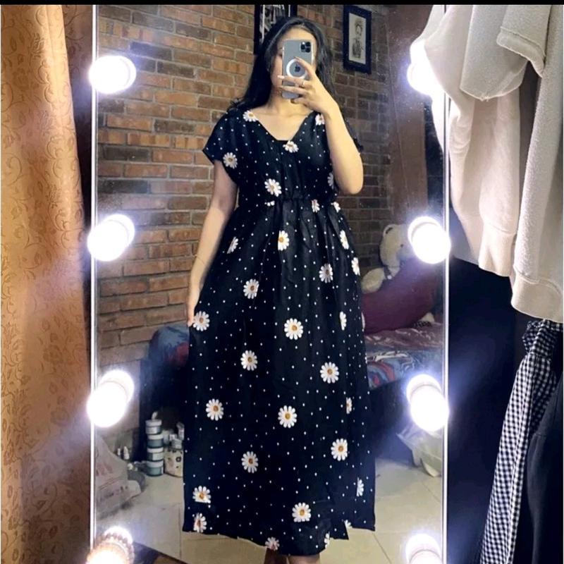 Daster Bali Manohara Panjang Busui Friendly Daster Motif Bunga Daster Murah Grosir