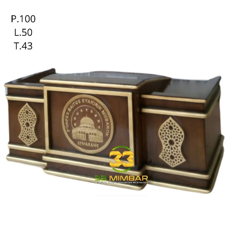 meja majelis taklim - meja lesehan - mimbar duduk - lekar majelis - mimbar lesehan