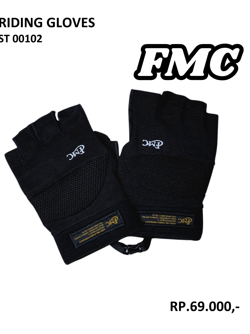 SARUNG TANGAN PENDEK RIDING FMC GLOVE OUTDOOR ACTIVITY
