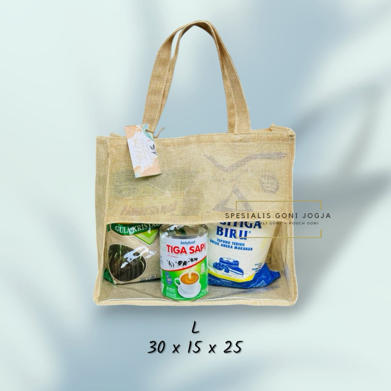 Tas Hampers Goni Mika L/Tas Goni/Tas Hampers Murah