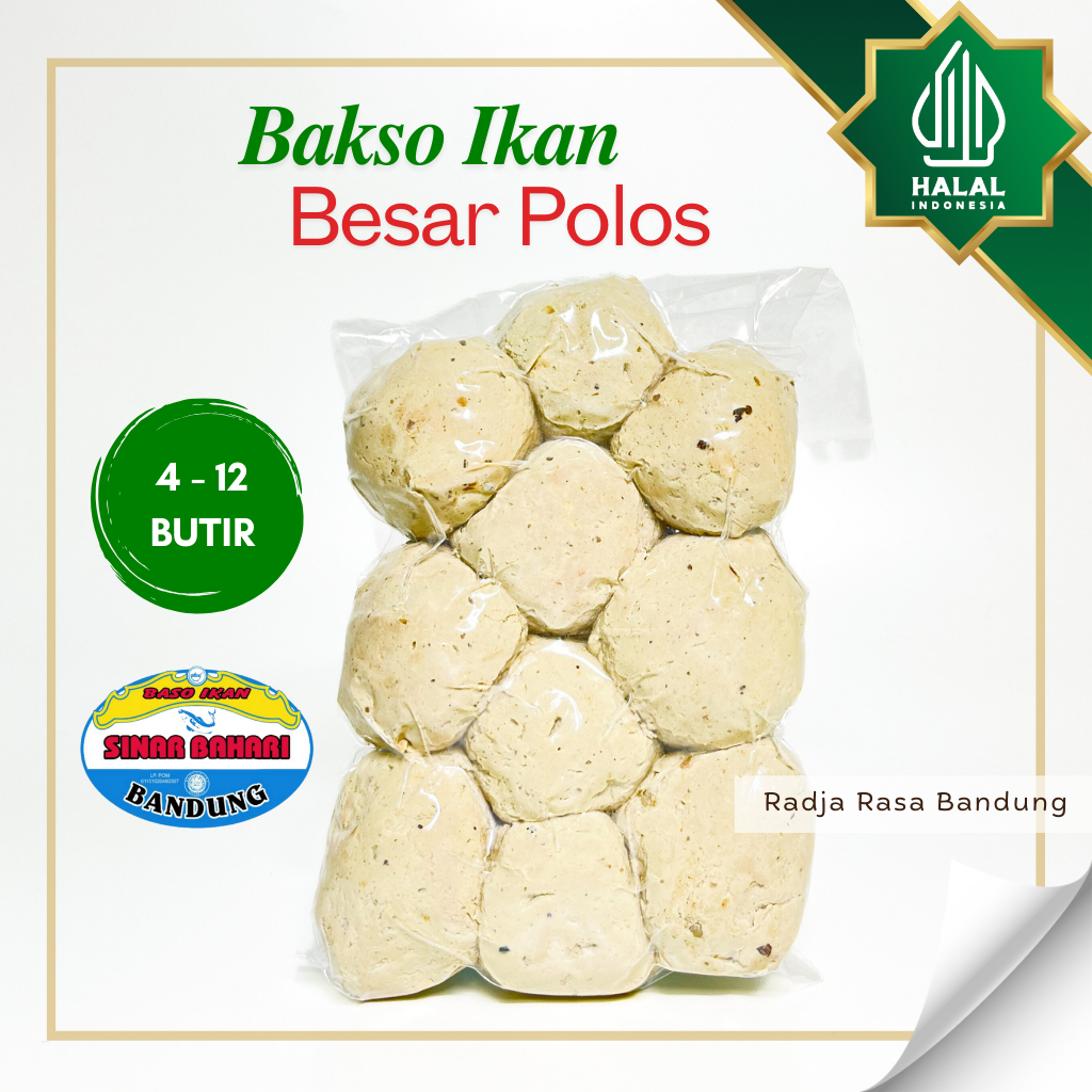 

Bakso Ikan Sinar Bahari Varian Besar Ori Tanpa Isi 12 Butir