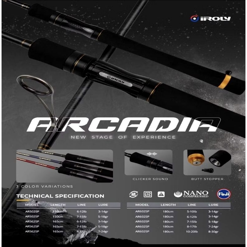 ROD FUJI - IROLY ARCADIA 602M