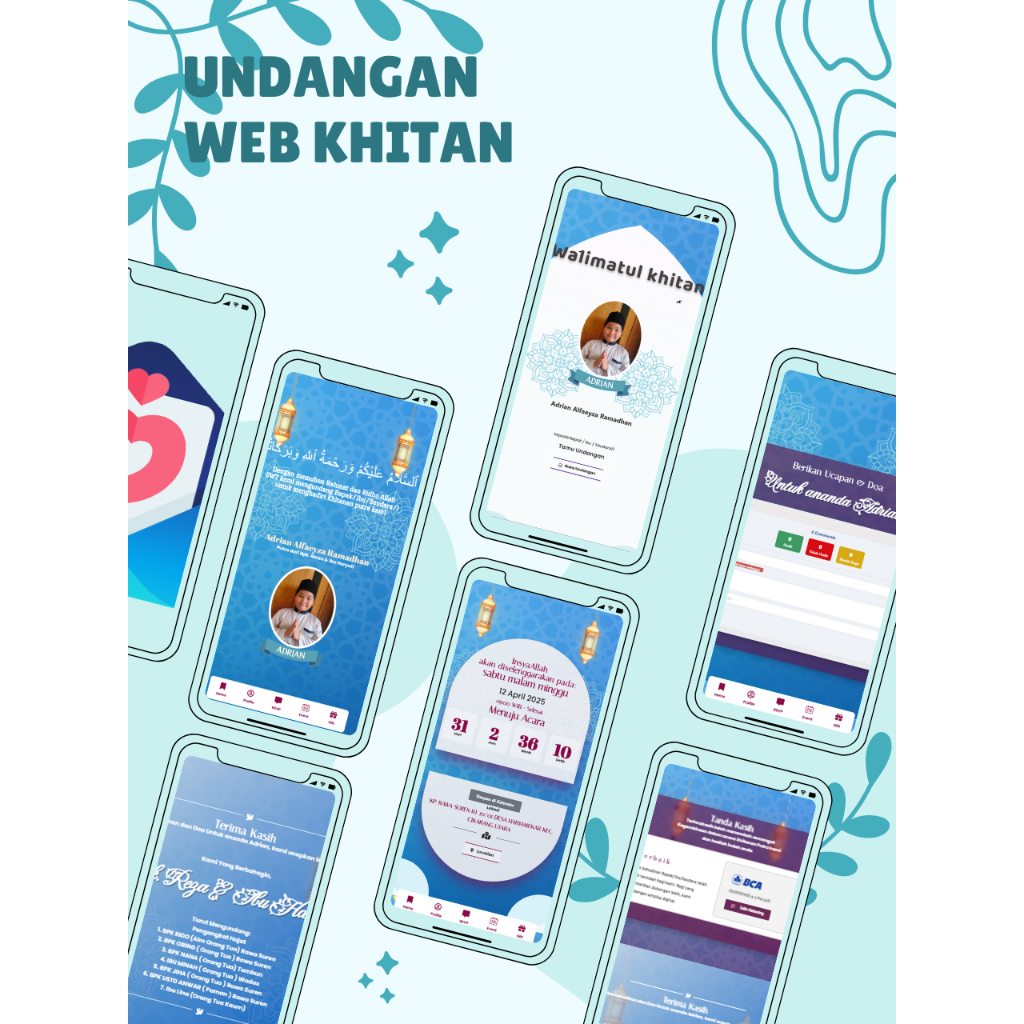 Undangan Khitanan Web I Undangan Digital Khitanan Web I Tema 01