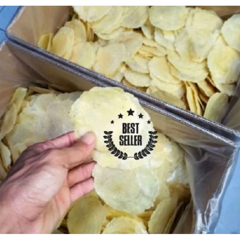 

Emping Melinjo Mentah Kemasan 5KG Terlaris SP Biji Satu Super Tipis - Best Seller