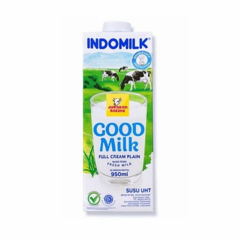 

Susu UHT Indomilk GoodMilk 950mL Plain