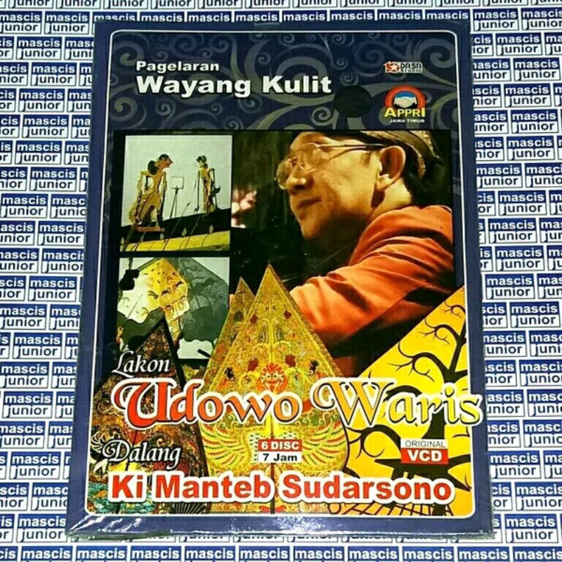 VCD Wayang Kulit Dalang Ki Manteb Sudarsono - Lakon Udowo Waris 6 V CD ORIGINAL