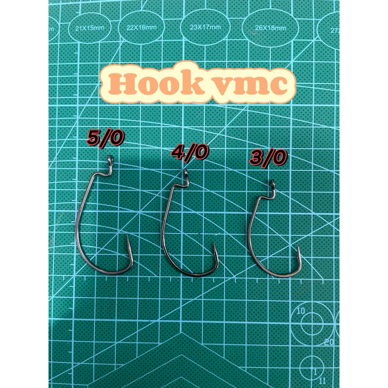 HOOK VMC 7317 2 X STRONG WIDE CAP / PC