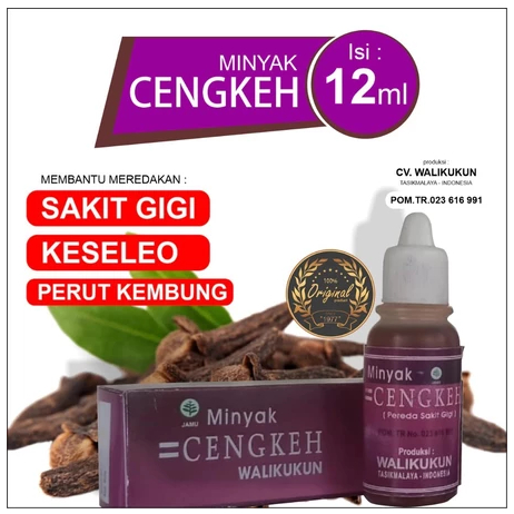 Minyak Cengkeh Walikukun Original 12 Ml | Minyak Cengkeh Herbal Walikukun | Minyak Cengkeh Walikukun