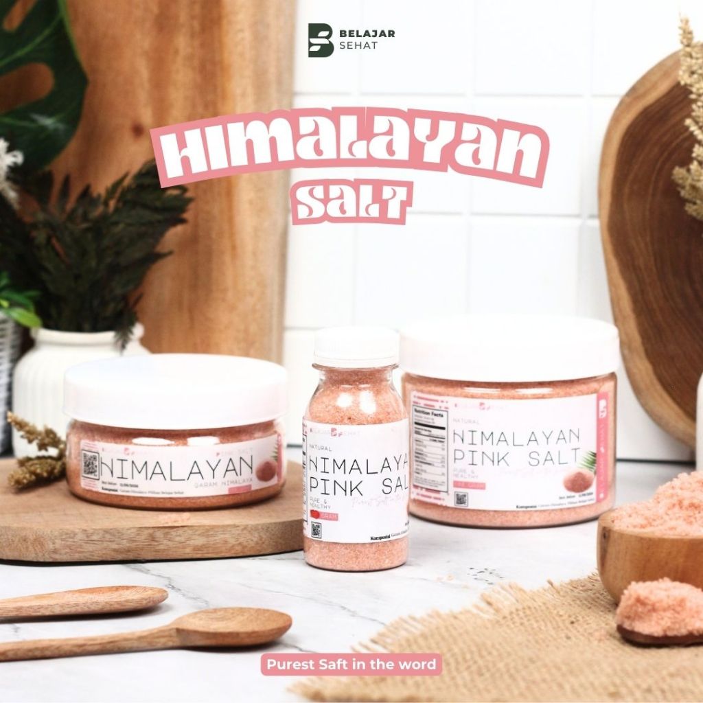 

Belajar Sehat Garam Himalaya Belajar Sehat Jar 250G Original Premium Quality Himalayan Salt Garam MPASI
