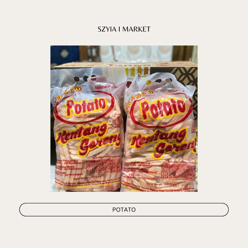 

POTATO KENTANG GORENG | JAJANAN LEBARAN | KUE LEBARAN