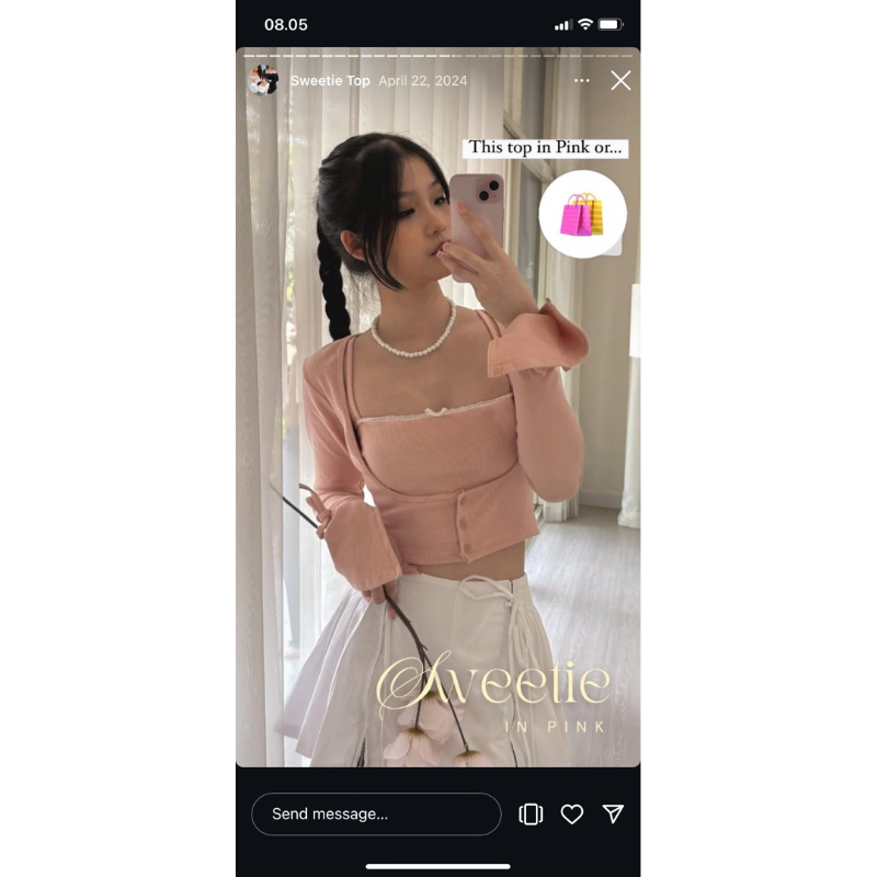 preloved she wears sugar pink