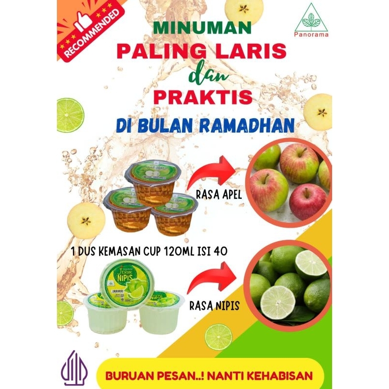 

Sari Apel 120ml isi 40 cups