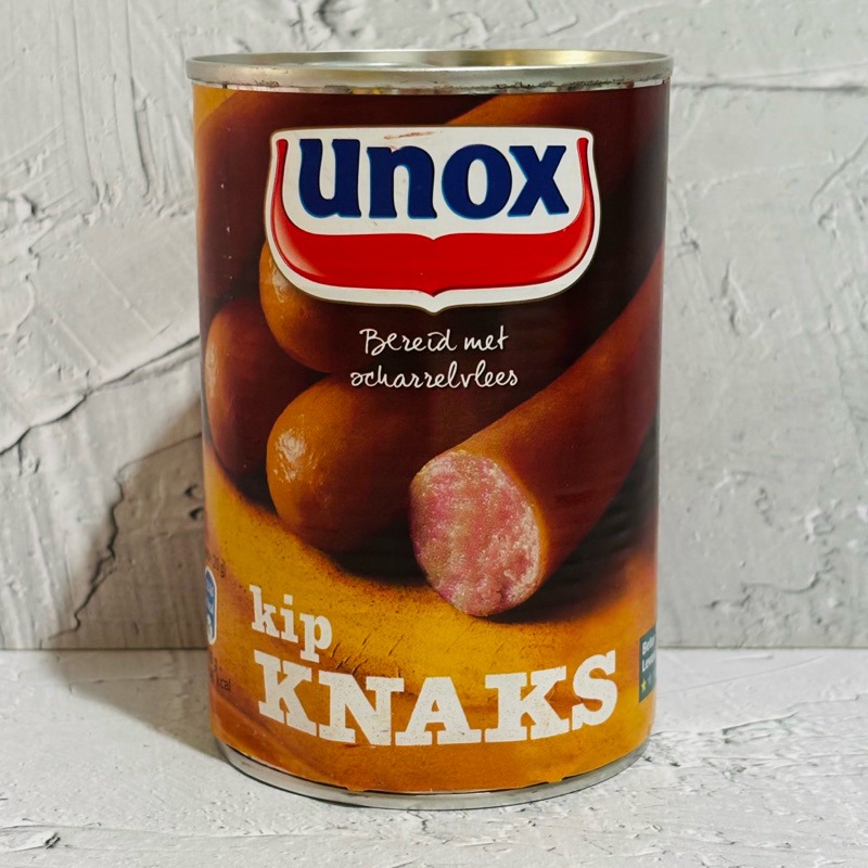 

Unox sosis 400gr, pork sausages, ori Belanda