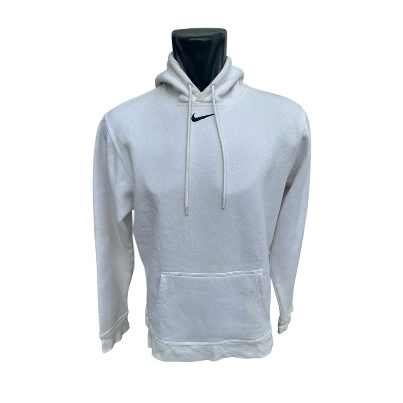 Hoodie Nike Center Swoosh White