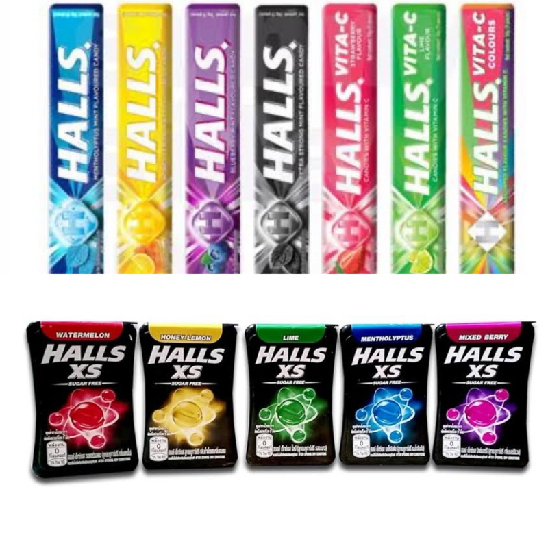 

ffph Permen HALLS Import SUGAR FREE Berbagai Rasa 100% Original