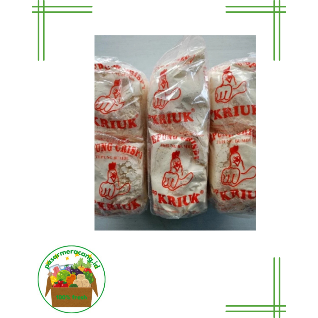 

Tepung Crispy Cap Kriuk Original 150 gr Tepung Bumbu Serba Guna