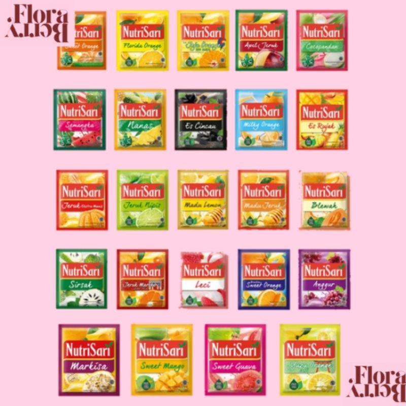 

Nutrisari all varian rasa renteng BELI 5 HARGA GROSIR (FLORA BERRYY)