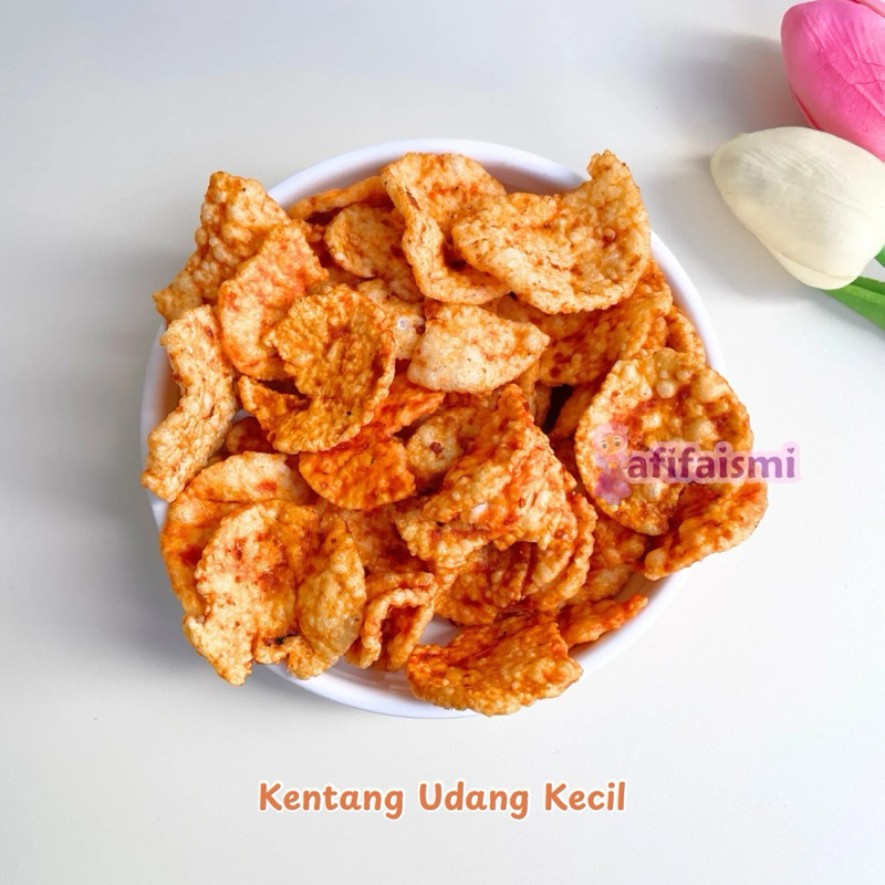 

[ 250gr ] Kerupuk Kentang udang kecil Gurih dan Renyah by afifaismia