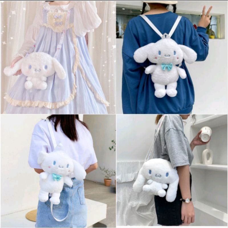 Tas Boneka Anak Tas Gendong Boneka Cinamoro Bulu Lucu  Couple