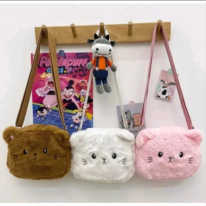 Tas Selempang Boneka Tas Kepala Boneka Tikus Tas Lucu Anak Remaja