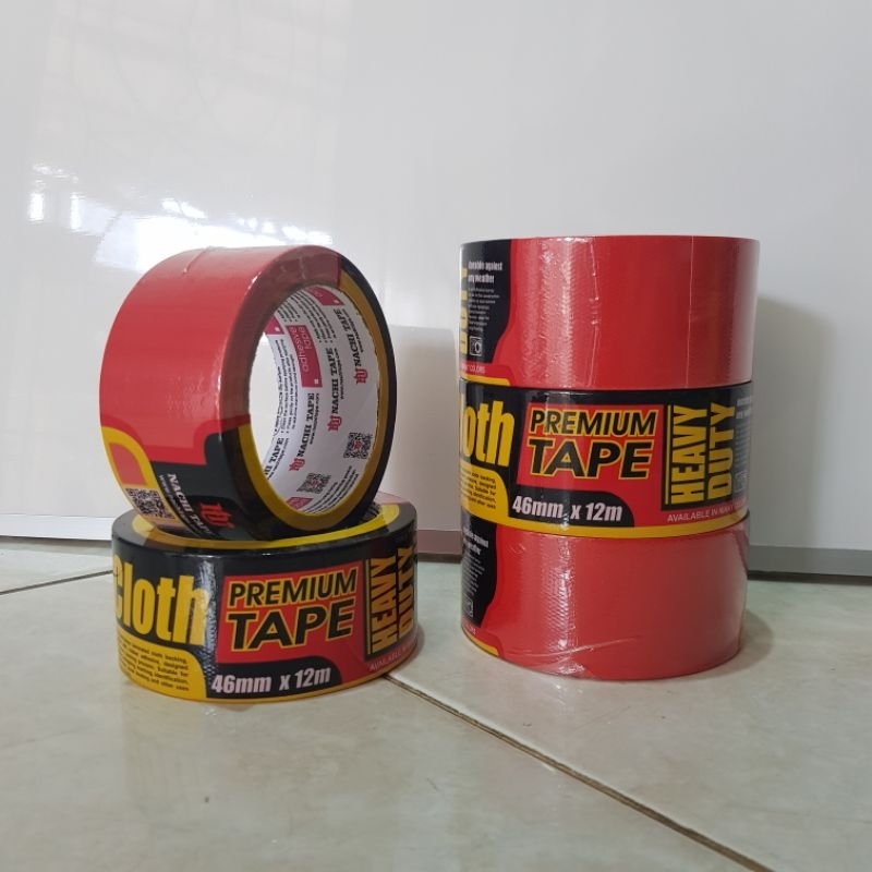 

Plakban lakban kain warna Merah Nachi Tape