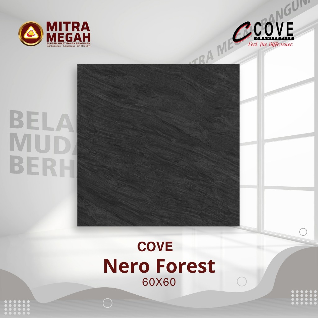 KERAMIK GRANIT COVE 6060 Nero Forest