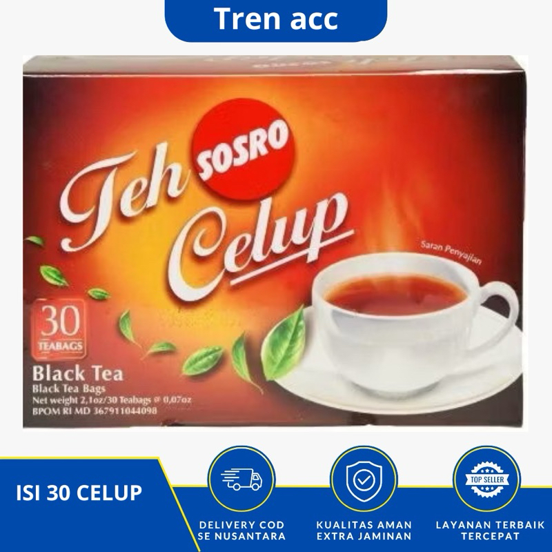 

TEH CELUP SOSRO ISI 30 CELUP - TEH SOSRO CELUP ISI 30/ 1 BoX ISI 30 TEH CELUP SOSRO - TEH SOSRO CELUP GROSIR TEH CELUP SOSRO KEMASAN BOX ISI 30