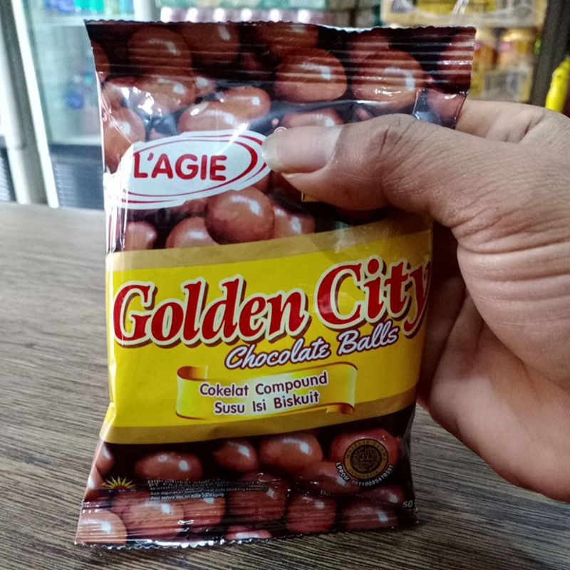 

Golden City L'agie Chocolate Balls 50 Gram