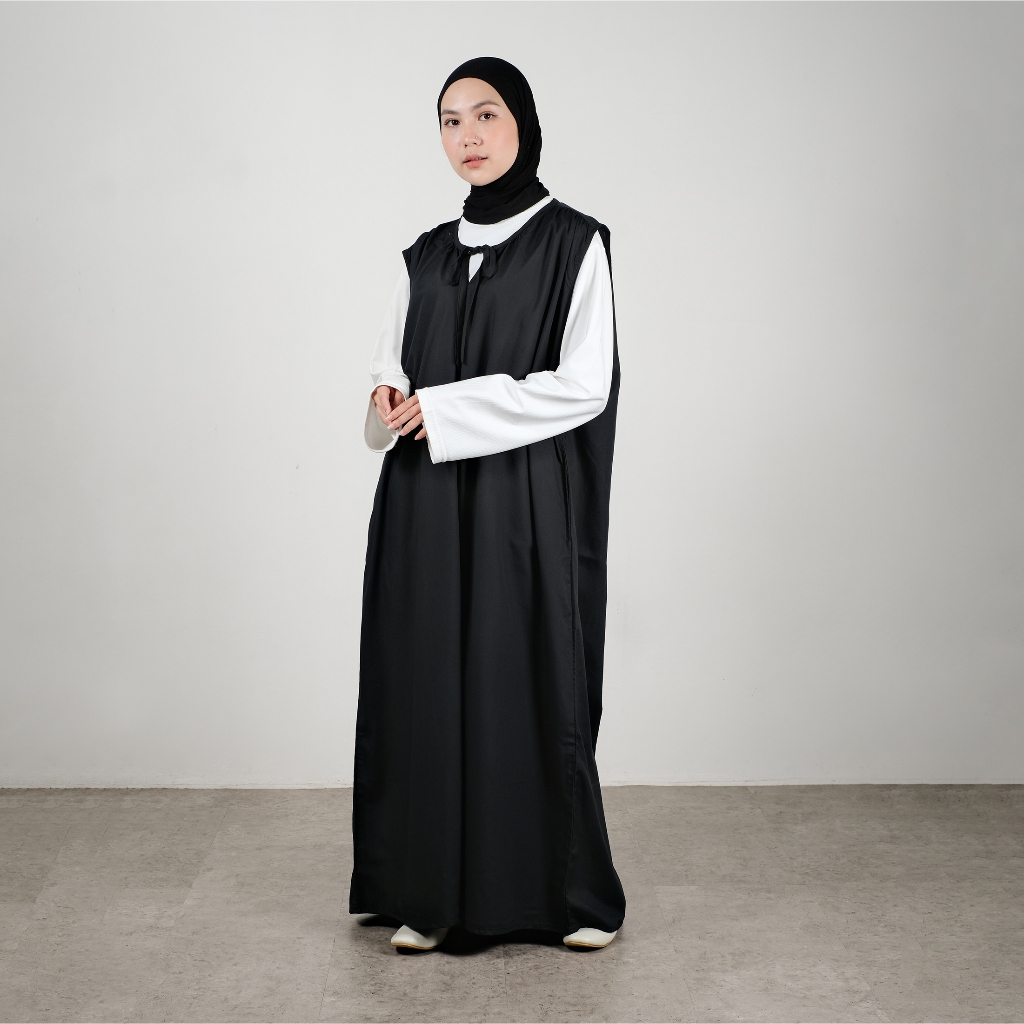 daraba | Dhia Dress | Dress katun panjang tanpa lengan