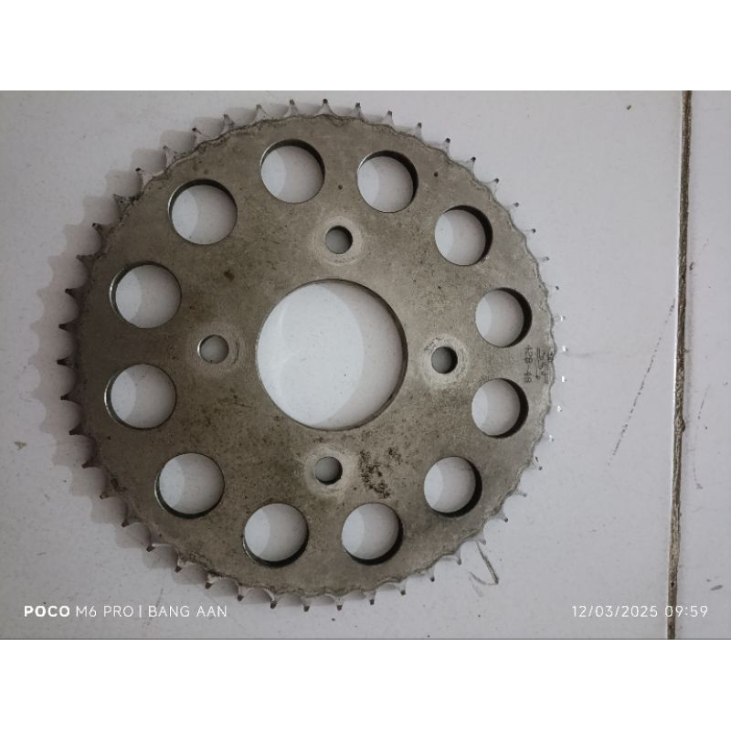 Gear belakang SSS CB150R,CB Verza,Mp,Tiger dll UK 428-48