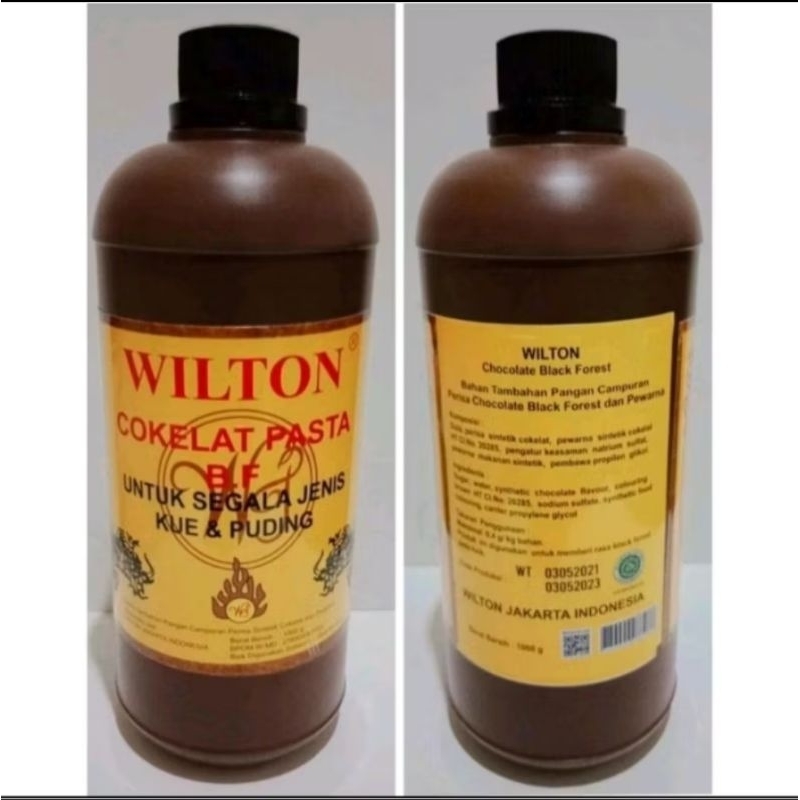 

PASTA WILTON COKLAT BLACKFOREST 1 LITER
