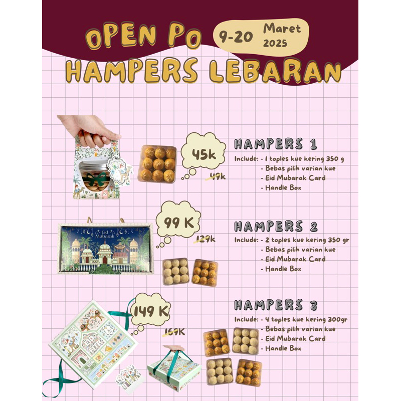 

Hampers Kue Kering Lebaran 2025