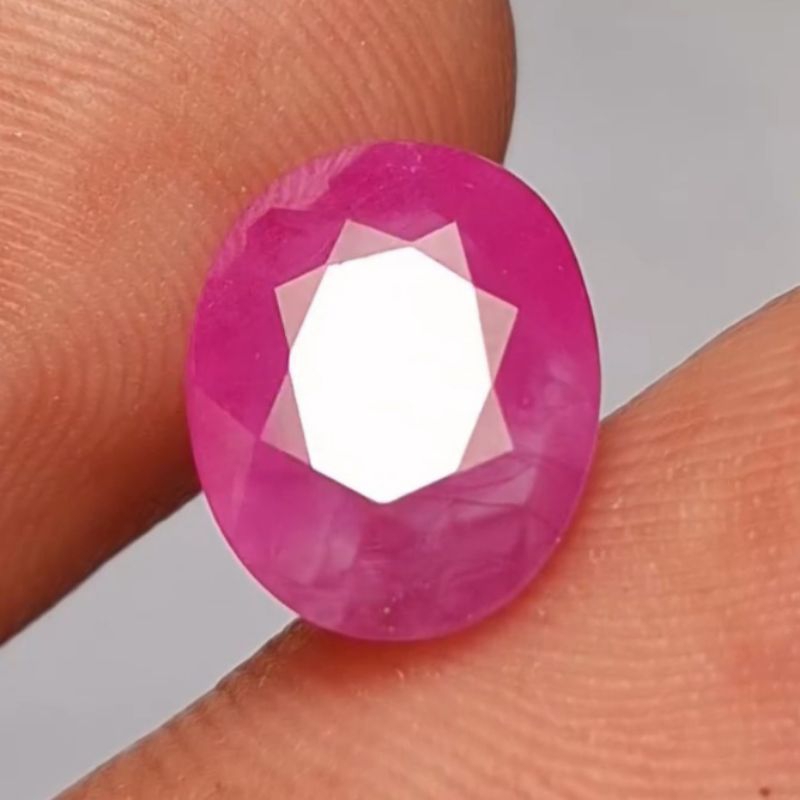 Natural Pinkish Red Ruby 3.00ct H(a) Myanmar Burma