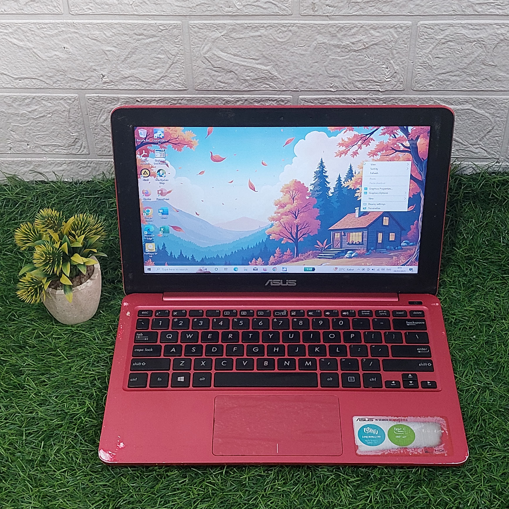 NOTEBOOK ASUS E202S RAM 2GB SSD 240GB PINK