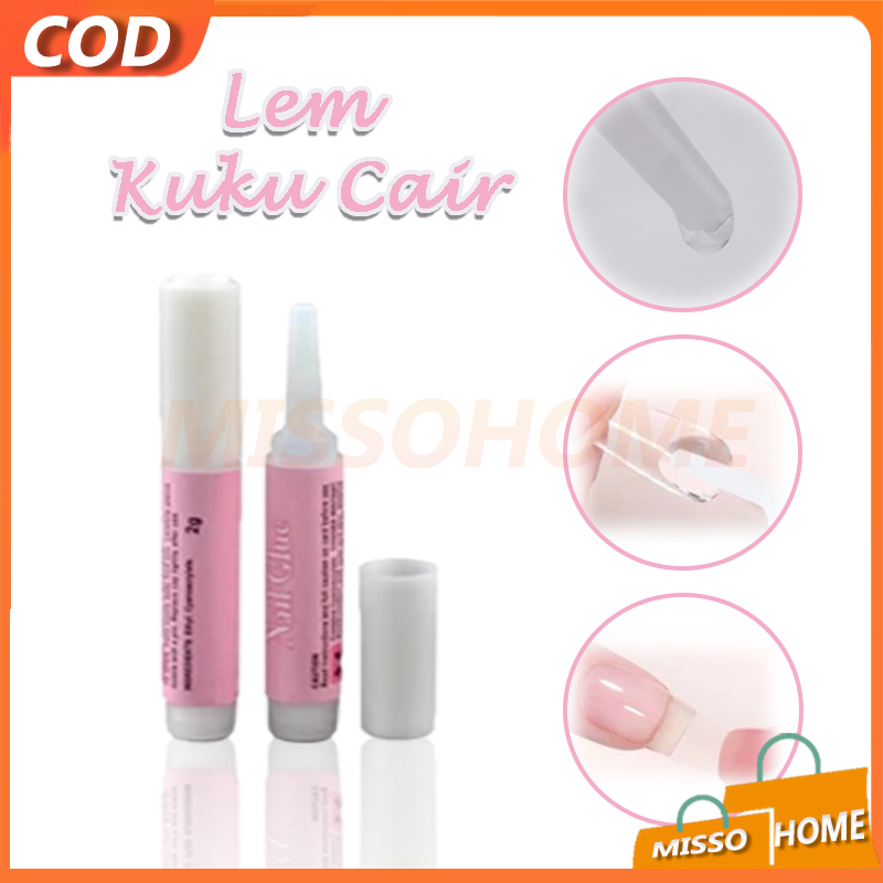 

Lem Kuku Cair / Cair Kecil Tahan Lama Nail Glue / Nails Art Adhesive Cair / Nail Art Glue