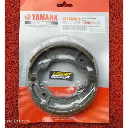 KAMPAS REM PIRODO BELAKANG YAMAHA MIO SPORTY GARNIS ORIGINAL YGP