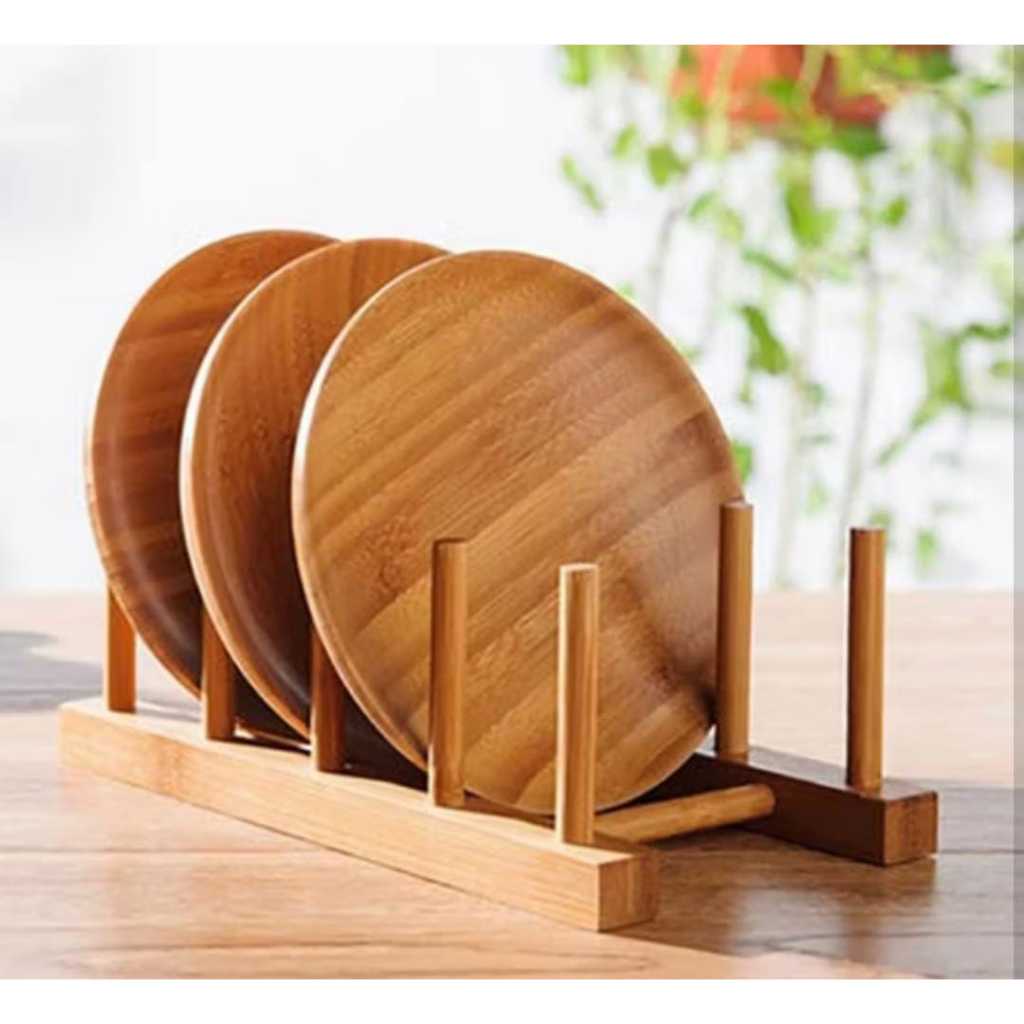 Rak Piring Minimalis Kayu Jati