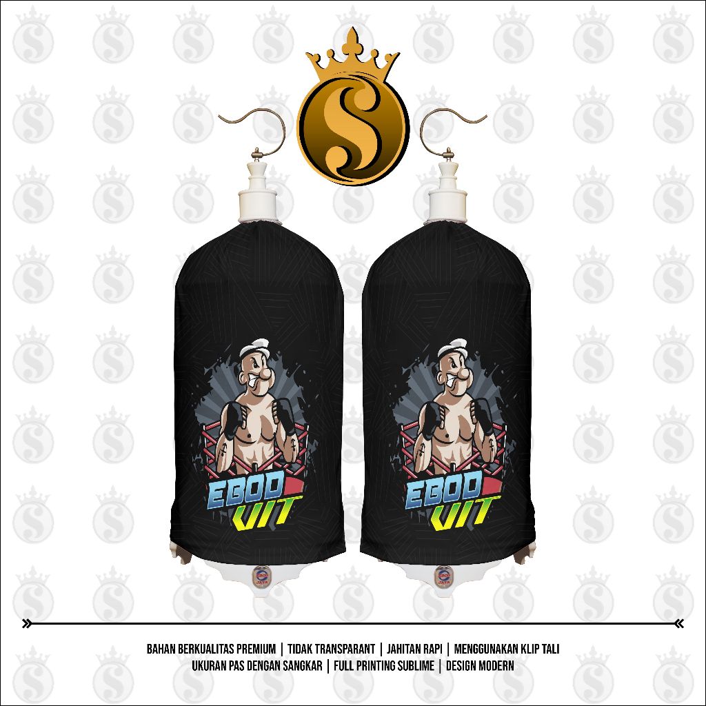 KERODONG FULL PRINTING SANGKAR LOVEBIRD - POPEYE