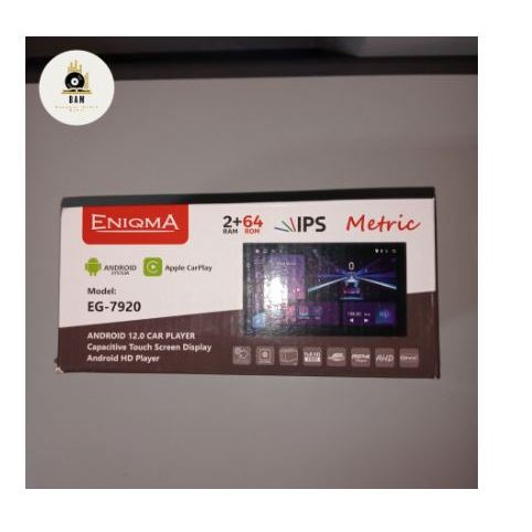 HEAD UNIT ANDROID 7 INCH ENIQMA EG-7920 RAM 2/64GB ENIGMA 7 Inch Metric Series Original / TV Android