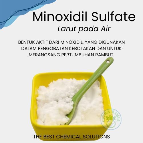 Raw Powder Minoxidil Sulfate 10gr Soluble in Water - Minoxidil Sulphate Efektif Menumbuhkan Rambut d