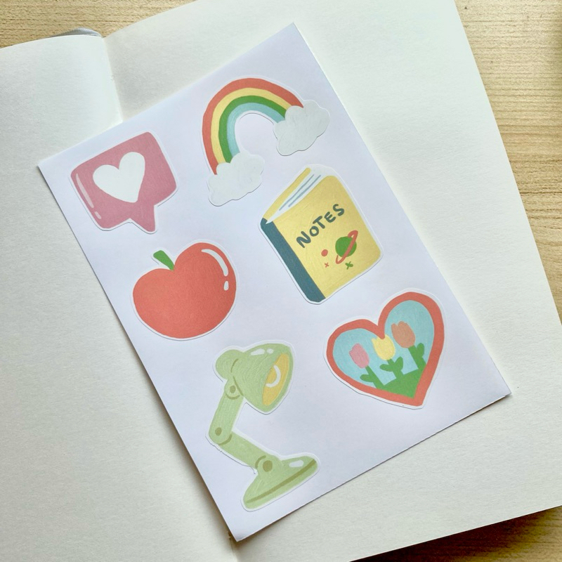 

cute deco sticker journaling sticker