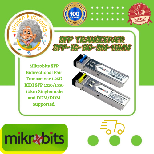 Mikrobits SFP Transceiver SFP-1G-BD-SM-10KM