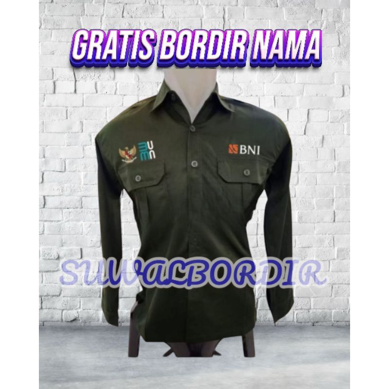 KEMEJA BNI LENGAN PANJANG TERBARU KEMEJA BUMN BNI ATASAN BAJU BNI KEMEJA BANK BNI