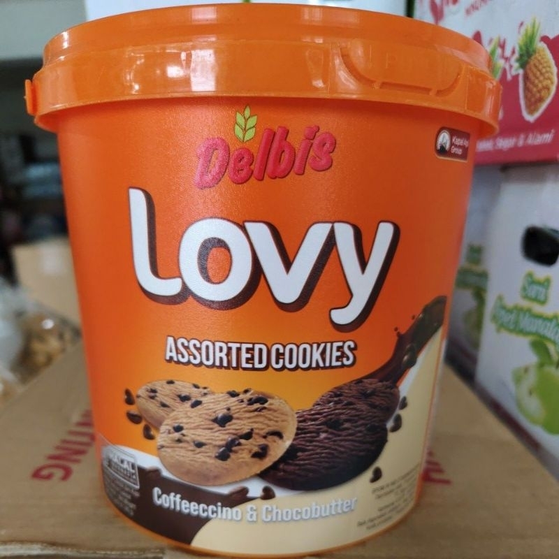 

Lovy Assorted cookies Delbis kaleng