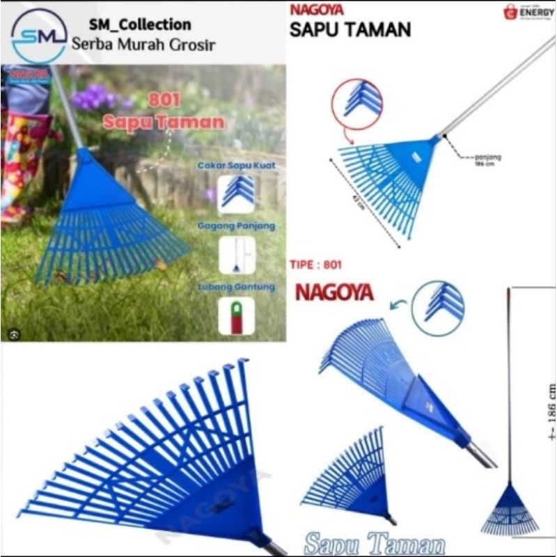 Sapu taman/Sapu daun/Alat pembersih/Sapu serbaguna/Alat pembersih serbaguna/Sapu taman serbaguna/Sap