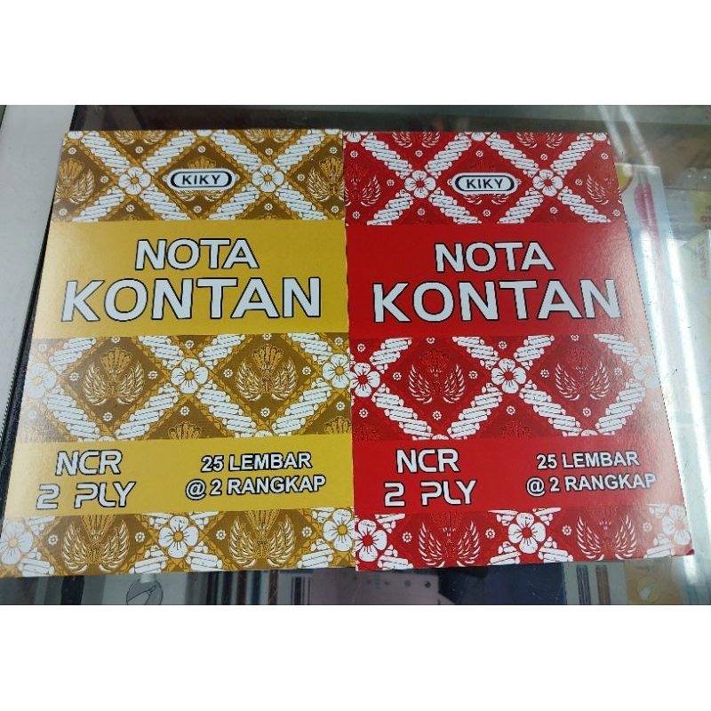 

Buku Nota Kontan kecil NCR 2 ply