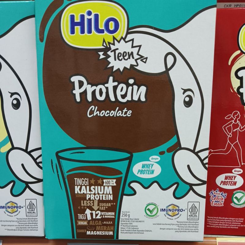 

HiLo Teen Chocolate 250g Box -susu untuk usia 12-17th